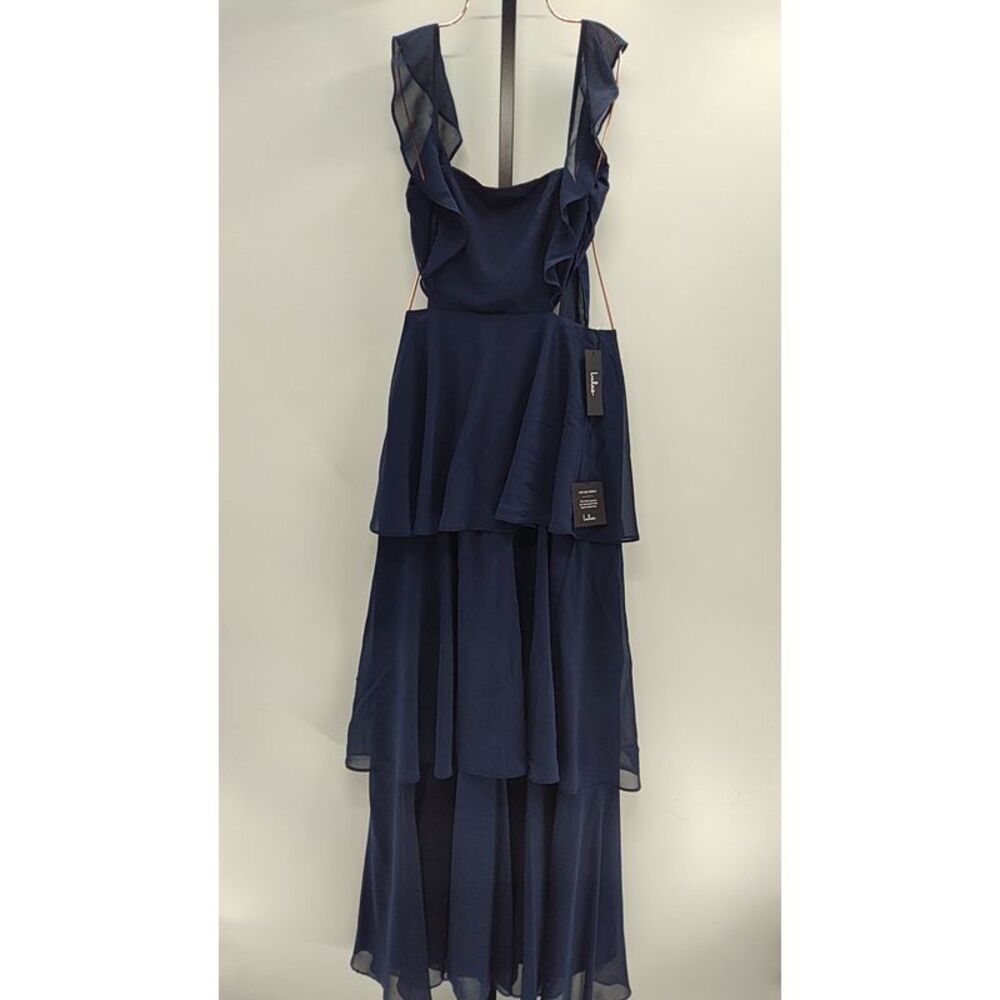 Lulu's Navy Blue Layered Dress